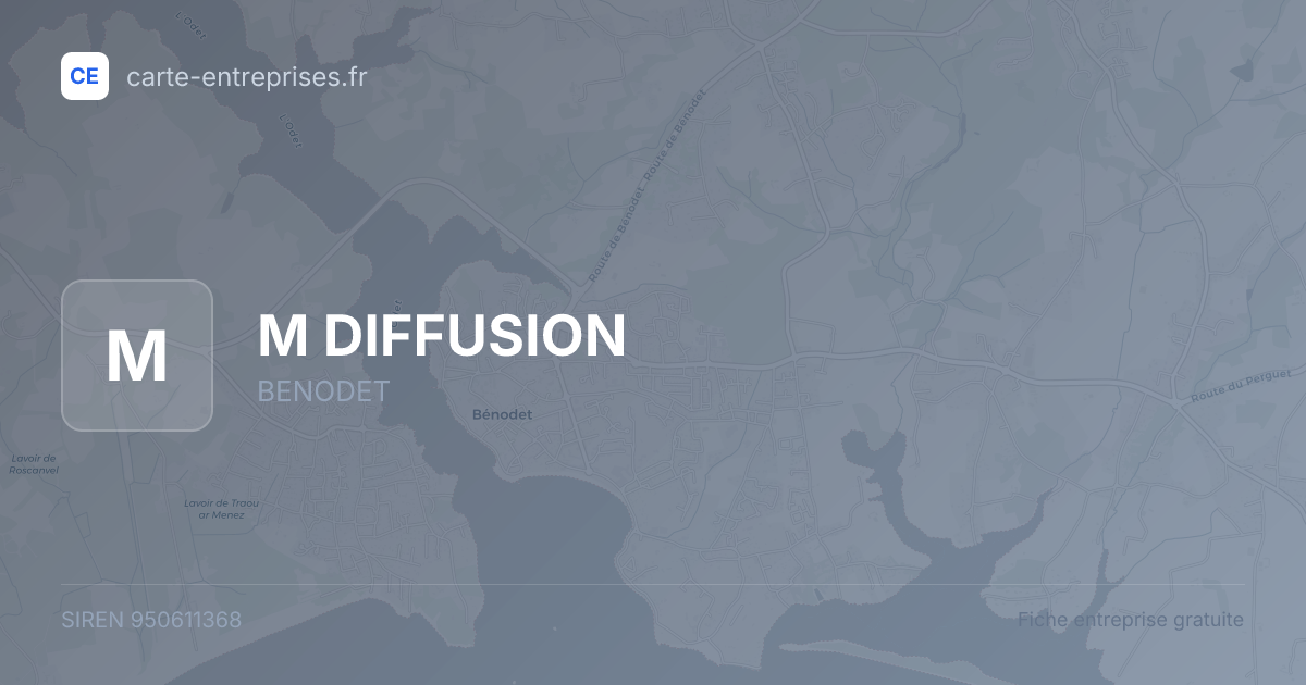 M DIFFUSION — 950611368 — fiche entreprise