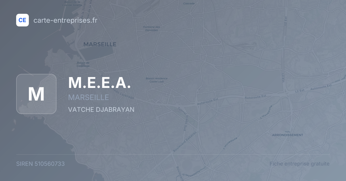 M.E.E.A. — 510560733 — fiche entreprise