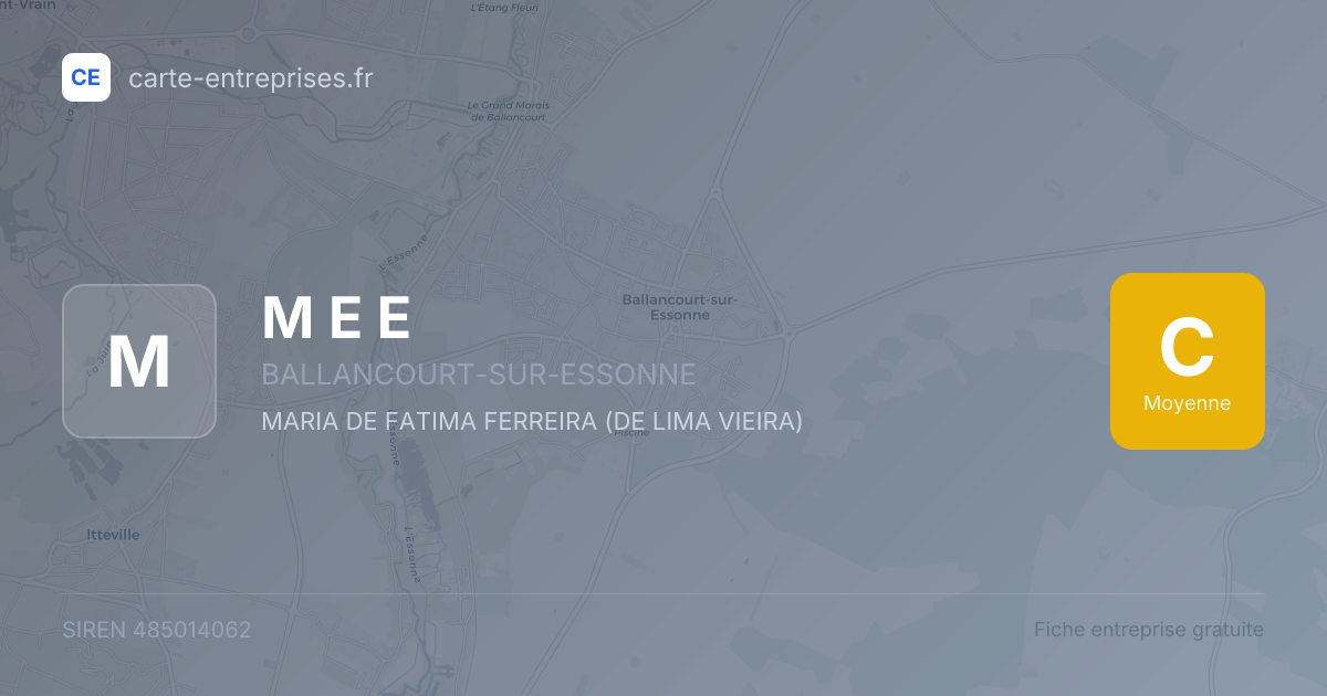 M E E — 485014062 — fiche entreprise