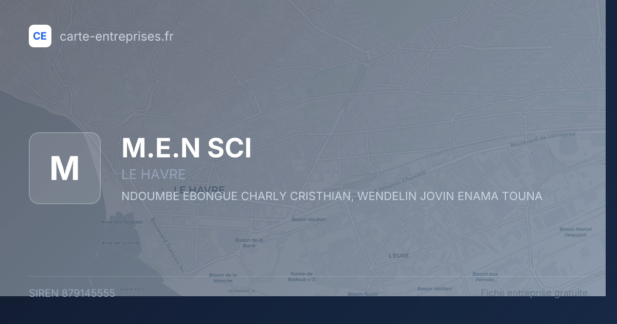 M.E.N SCI — 879145555 — fiche entreprise