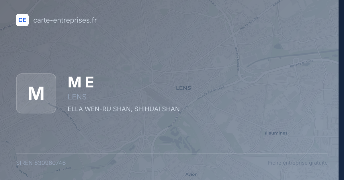 M E — 830960746 — fiche entreprise