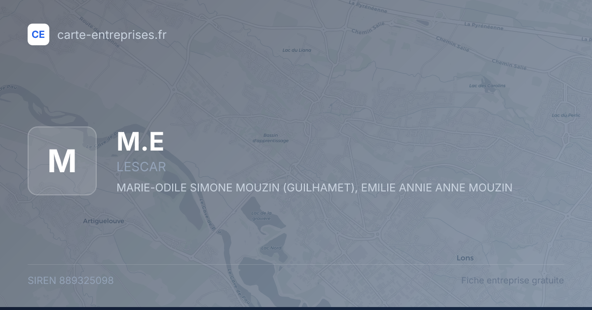 M.E — 889325098 — fiche entreprise