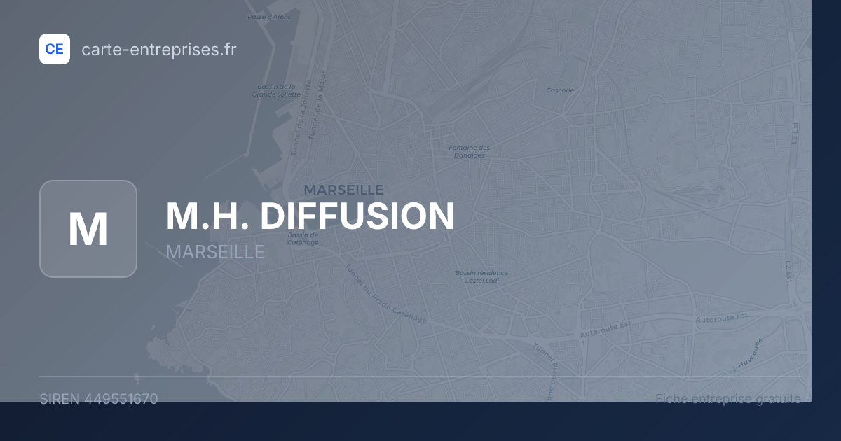 M.H. DIFFUSION — 449551670 — fiche entreprise