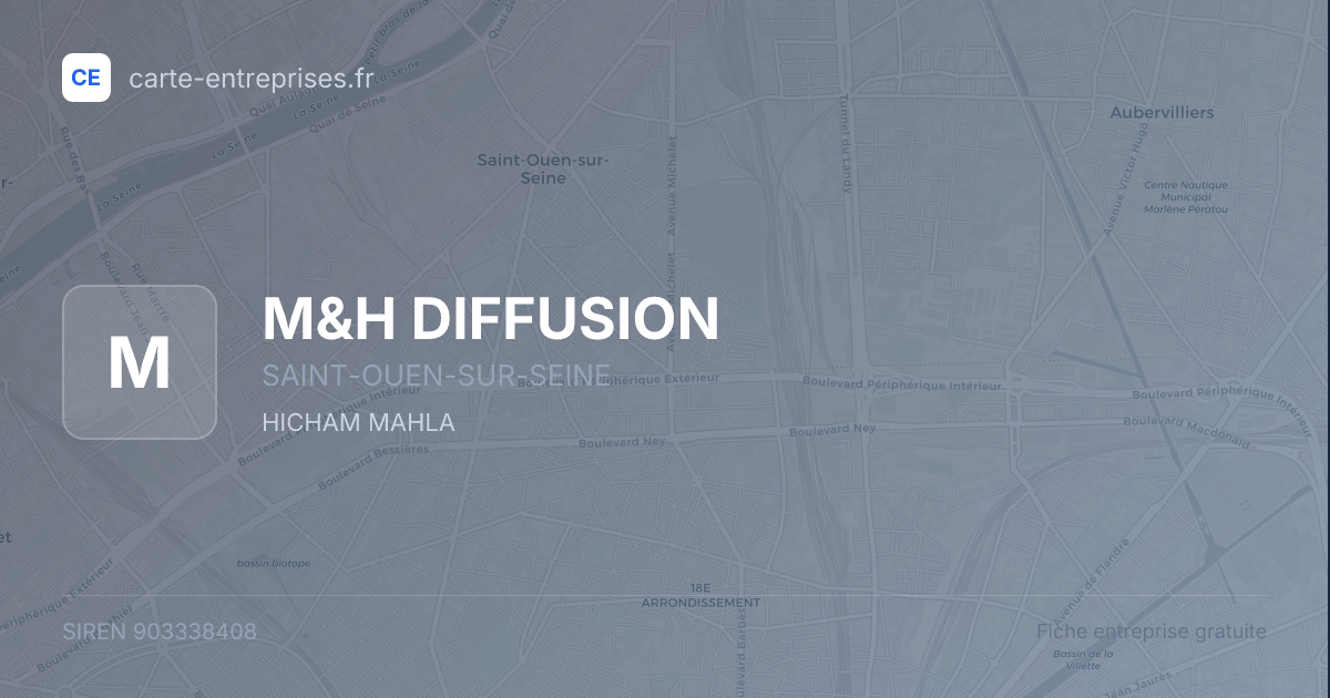 M&H DIFFUSION — 903338408 — fiche entreprise