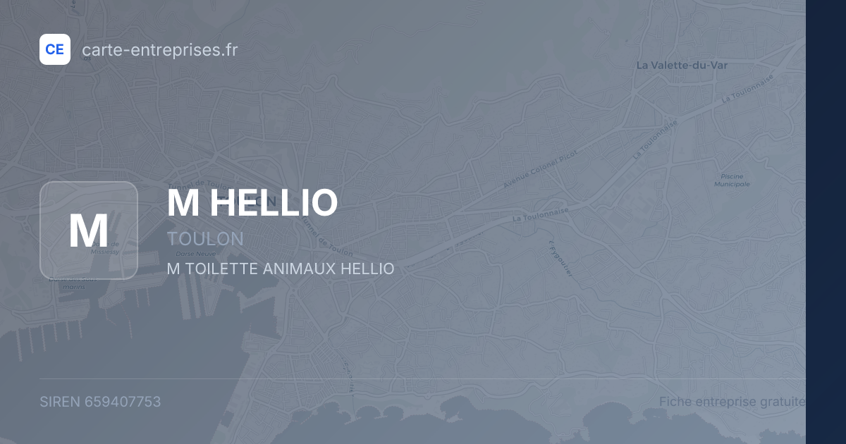 M HELLIO — 659407753 — fiche entreprise
