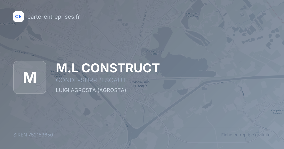 M.L CONSTRUCT — 752153650 — fiche entreprise