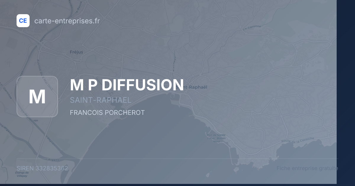 M P DIFFUSION — 332835362 — fiche entreprise