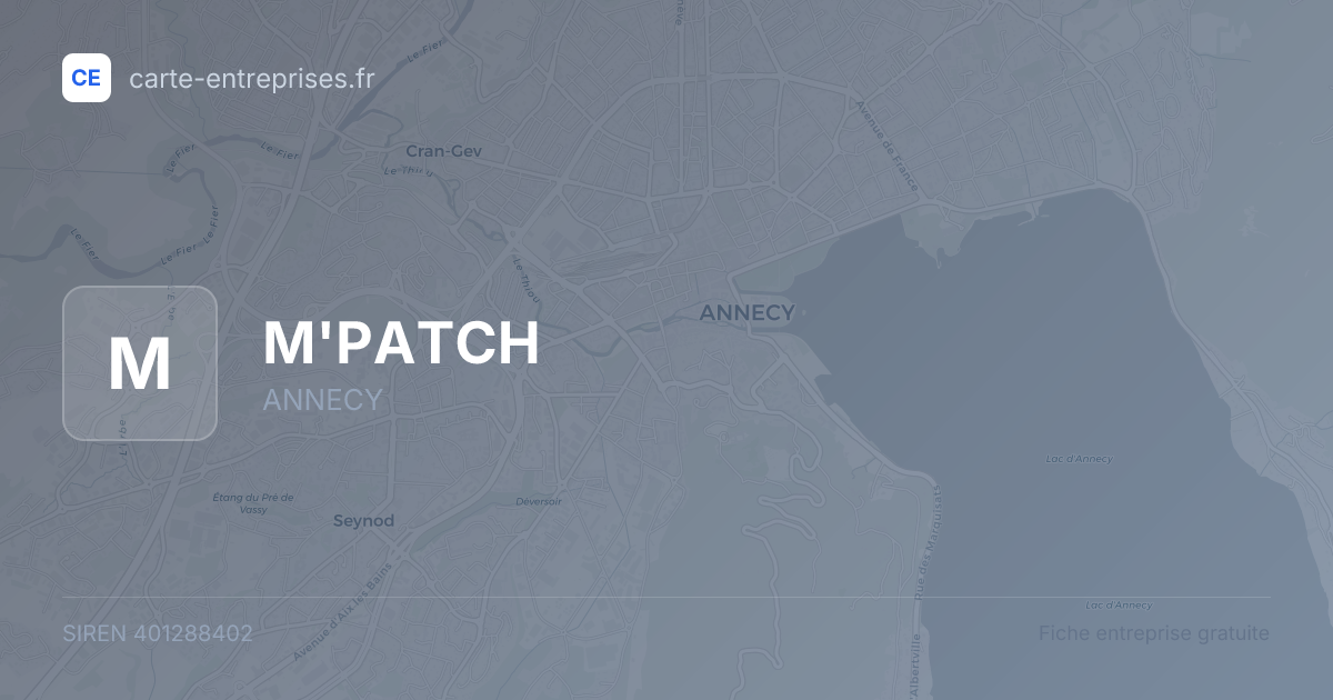 M'PATCH — 401288402 — fiche entreprise