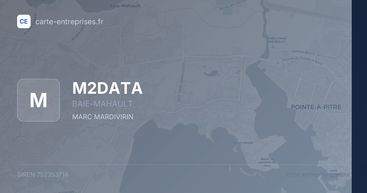 M2DATA — 752353714 — fiche entreprise