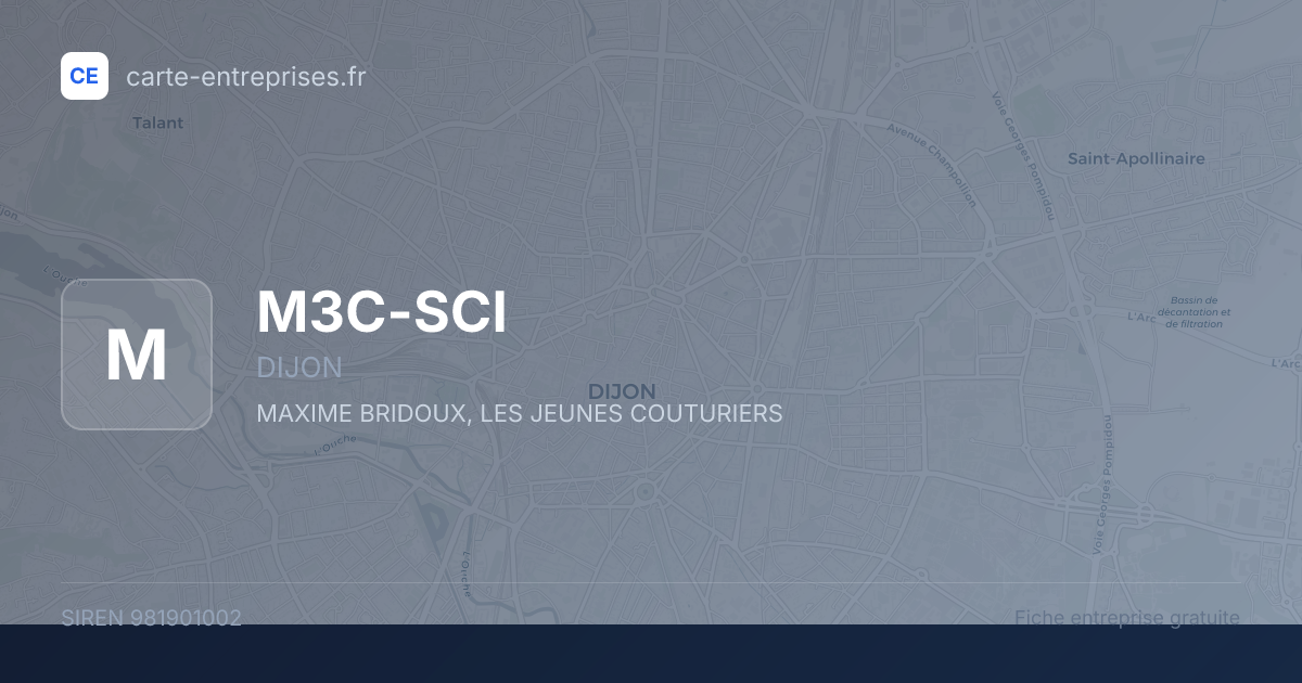 M3C-SCI — 981901002 — fiche entreprise