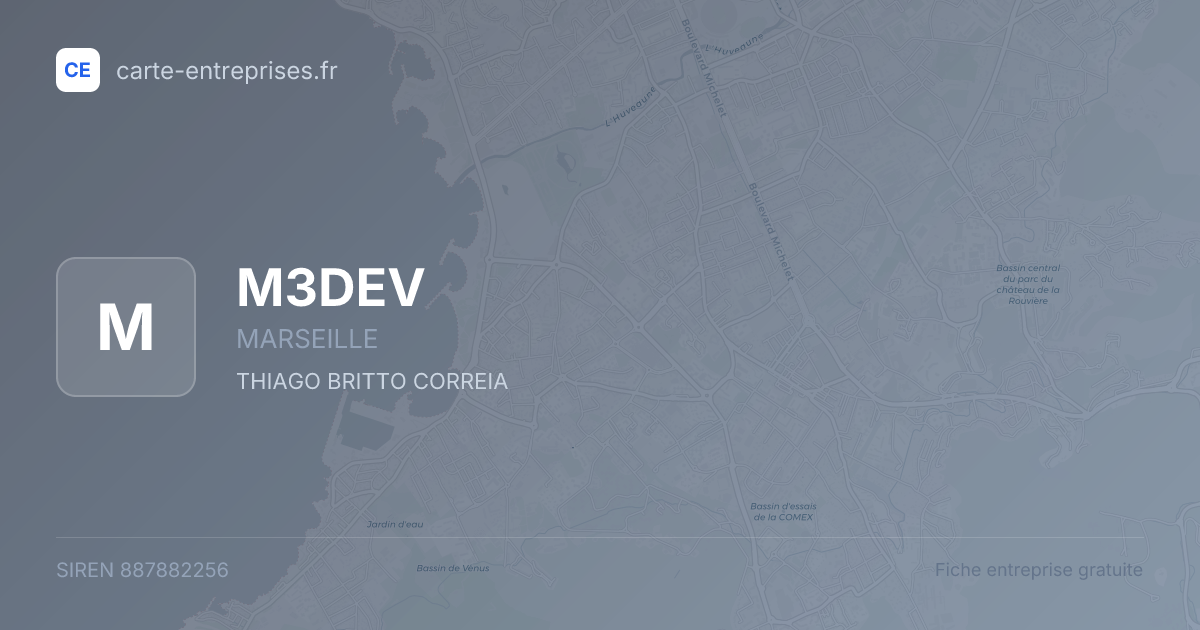 M3DEV — 887882256 — fiche entreprise