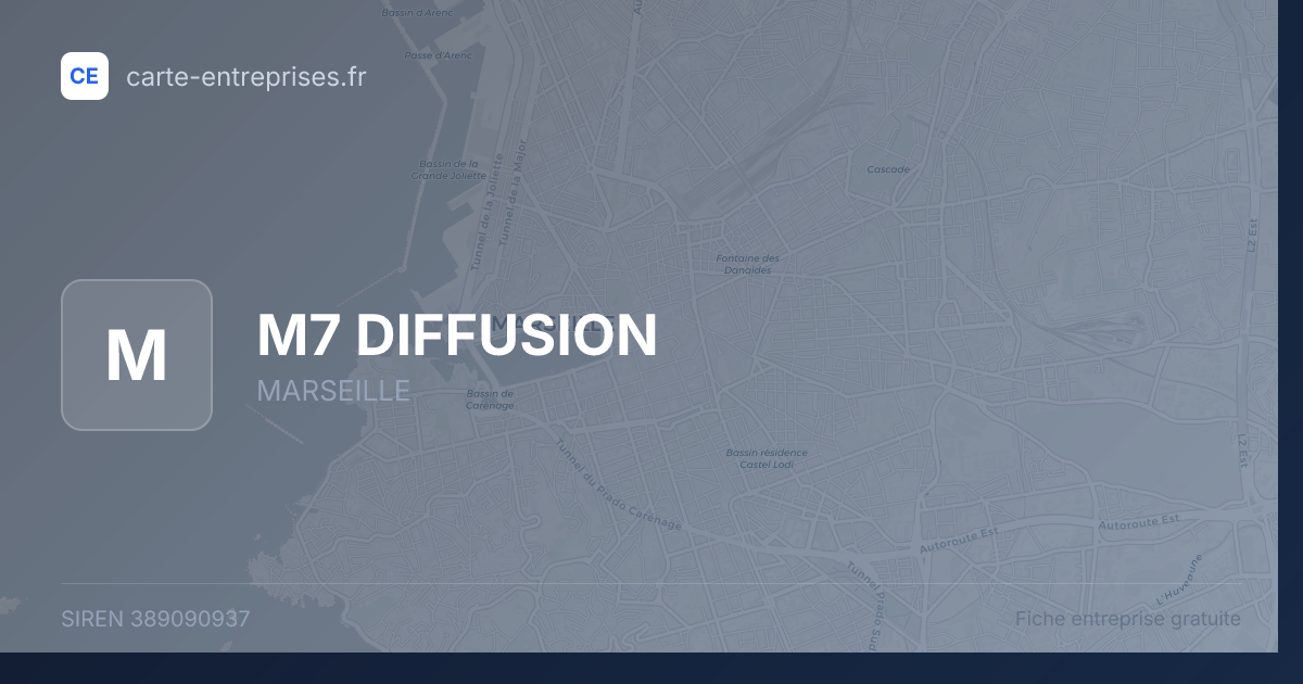 M7 DIFFUSION — 389090937 — fiche entreprise