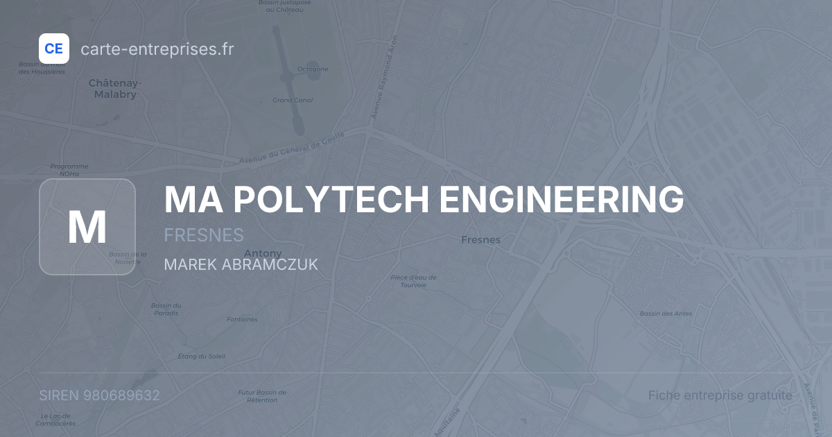 MA POLYTECH ENGINEERING — 980689632 — fiche entreprise