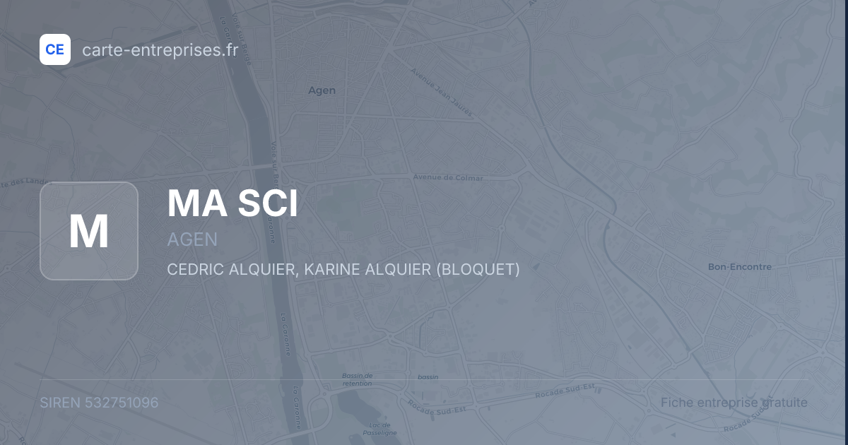 MA SCI — 532751096 — fiche entreprise