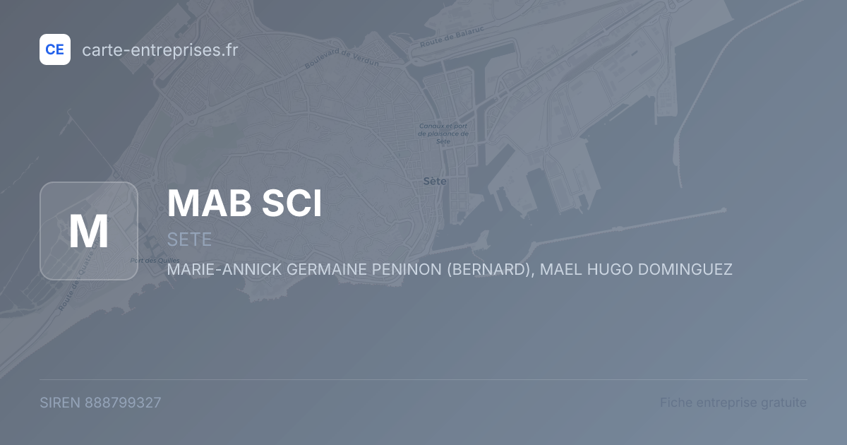 MAB SCI — 888799327 — fiche entreprise