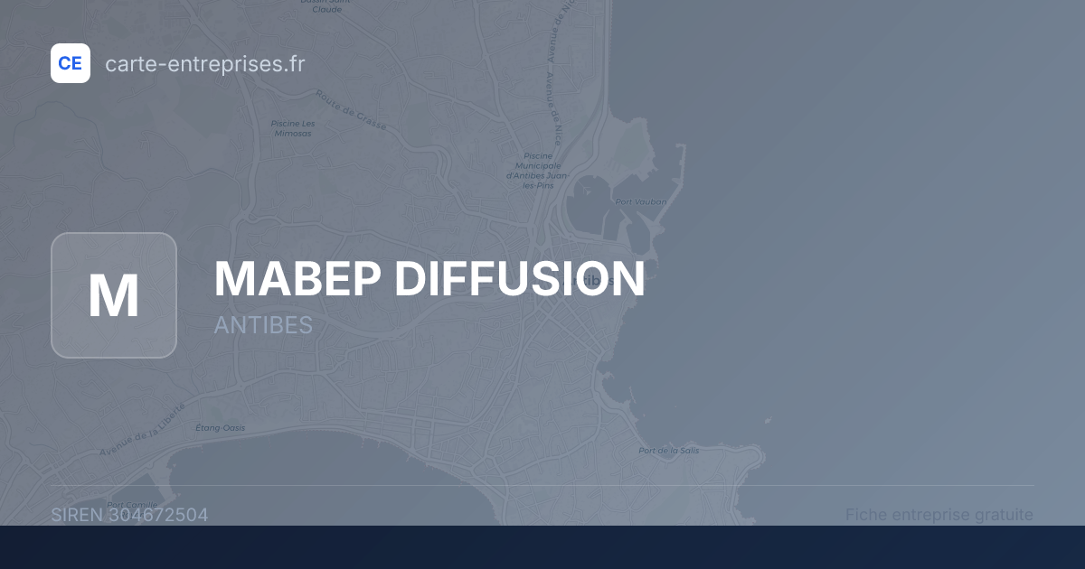 MABEP DIFFUSION — 304672504 — fiche entreprise