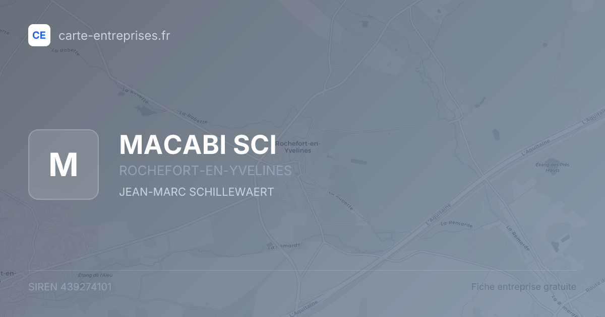 MACABI SCI — 439274101 — fiche entreprise