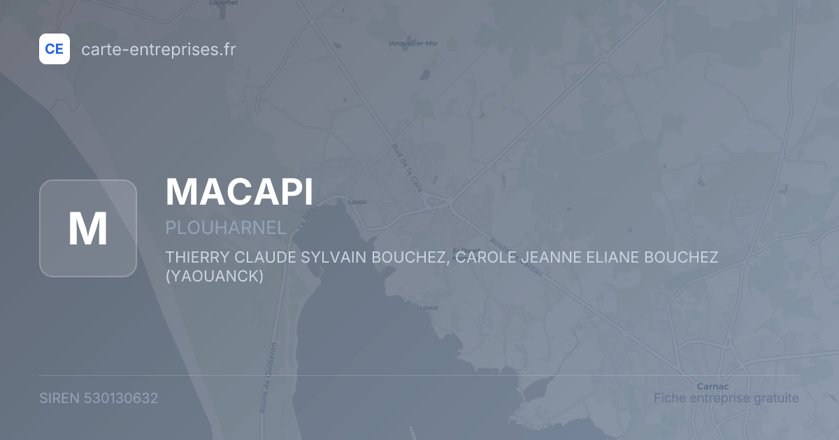 MACAPI — 530130632 — fiche entreprise