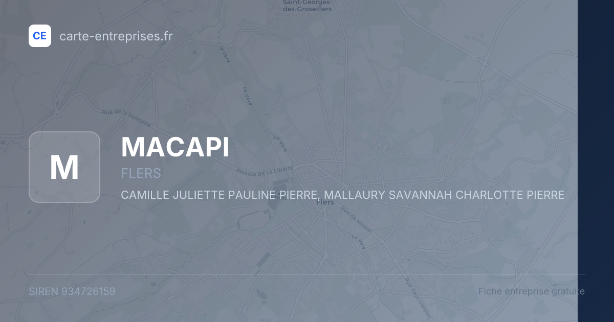 MACAPI — 934726159 — fiche entreprise