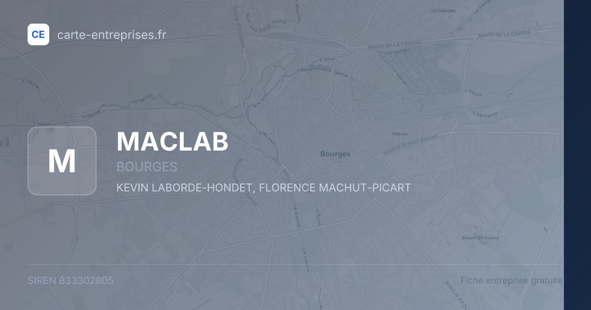 MACLAB — 833302805 — fiche entreprise