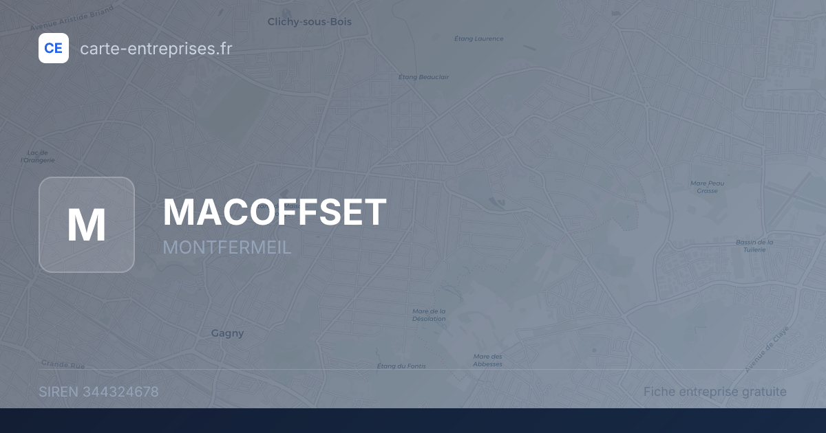 MACOFFSET — 344324678 — fiche entreprise