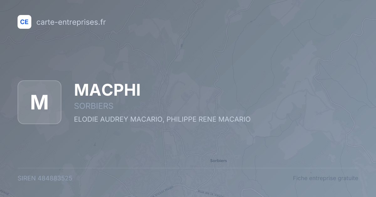 MACPHI — 484883525 — fiche entreprise