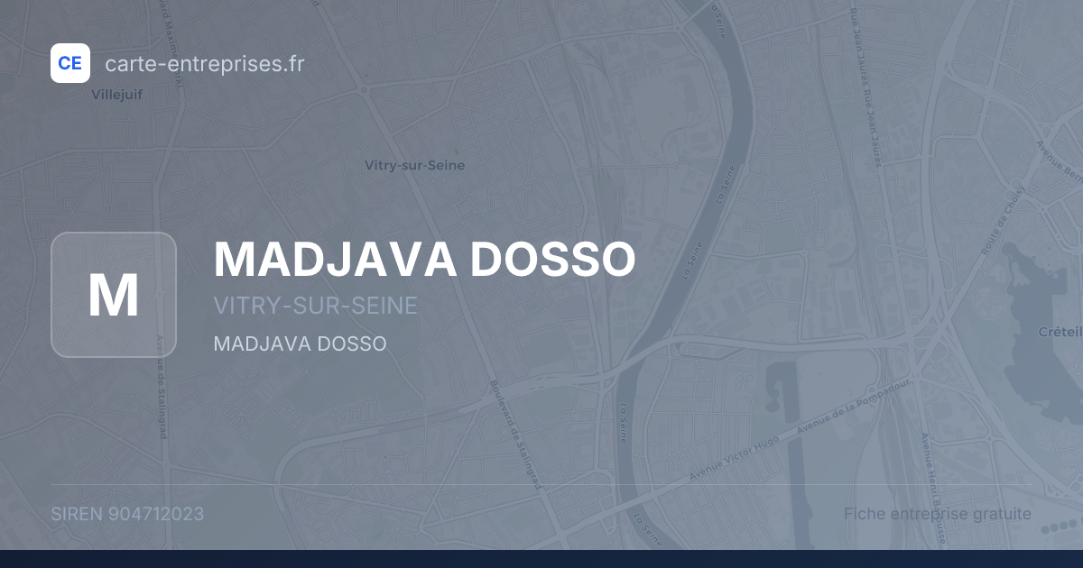 MADJAVA DOSSO — 904712023 — fiche entreprise