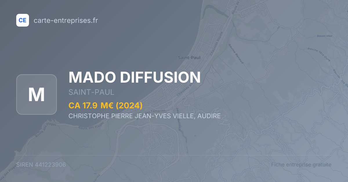 MADO DIFFUSION — 441223906 — fiche entreprise