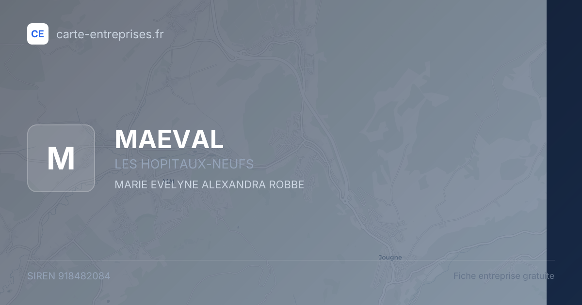 MAEVAL — 918482084 — fiche entreprise