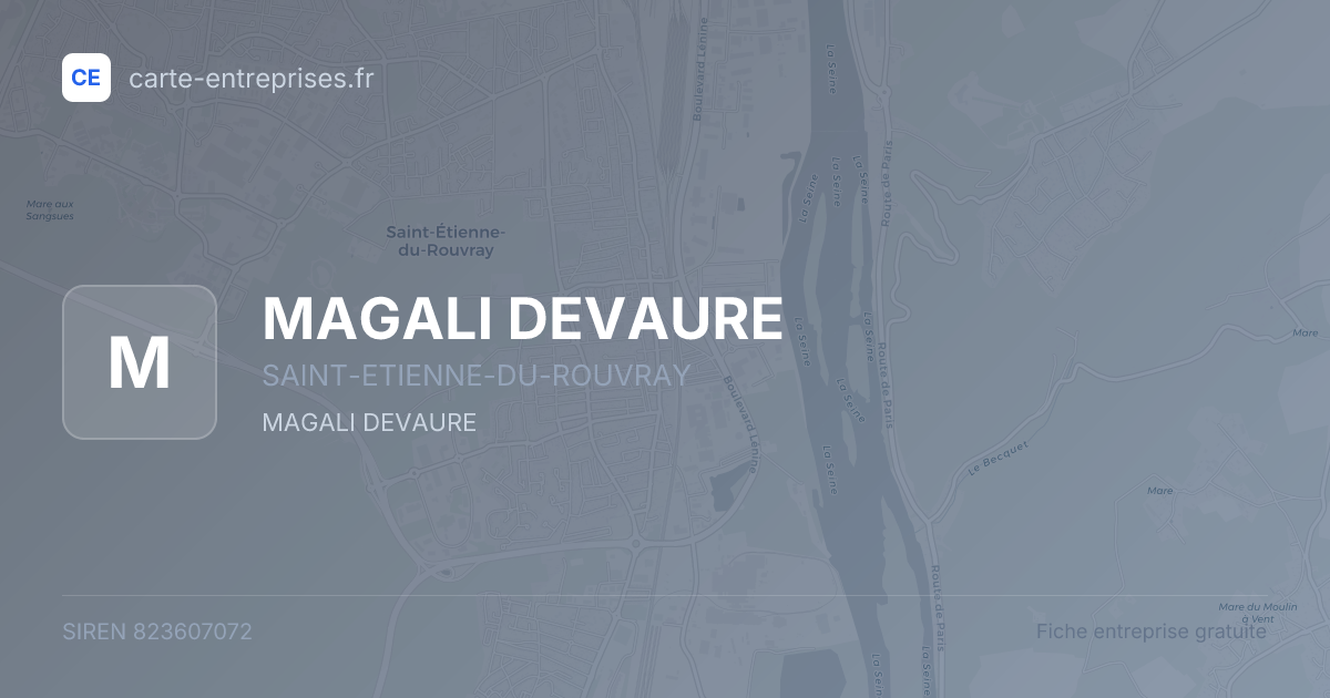 MAGALI DEVAURE — 823607072 — fiche entreprise