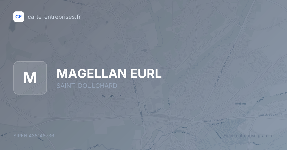 MAGELLAN EURL — 438148736 — fiche entreprise