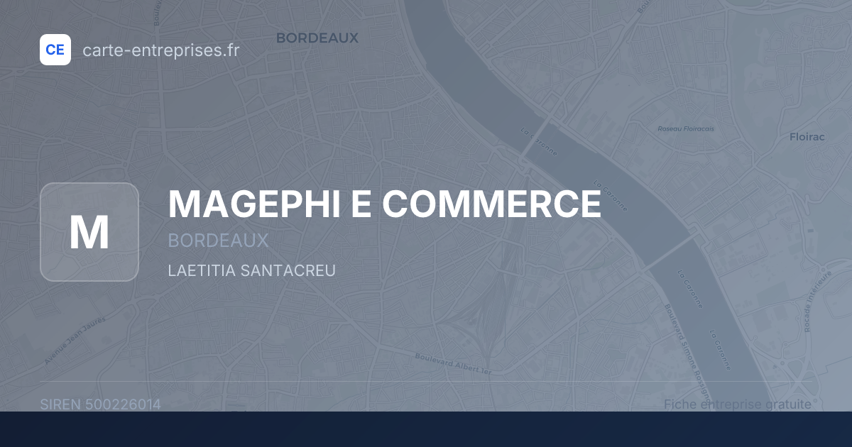 MAGEPHI E COMMERCE — 500226014 — fiche entreprise