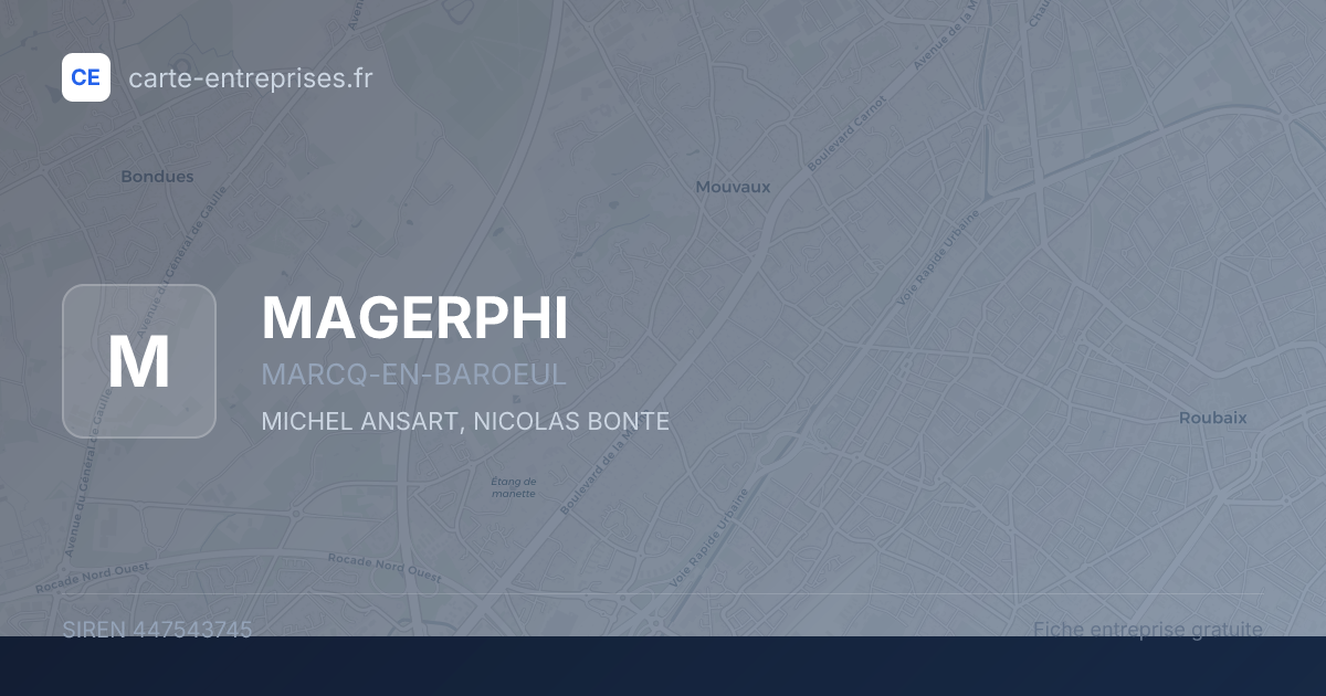 MAGERPHI — 447543745 — fiche entreprise