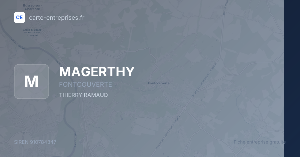 MAGERTHY — 910784347 — fiche entreprise