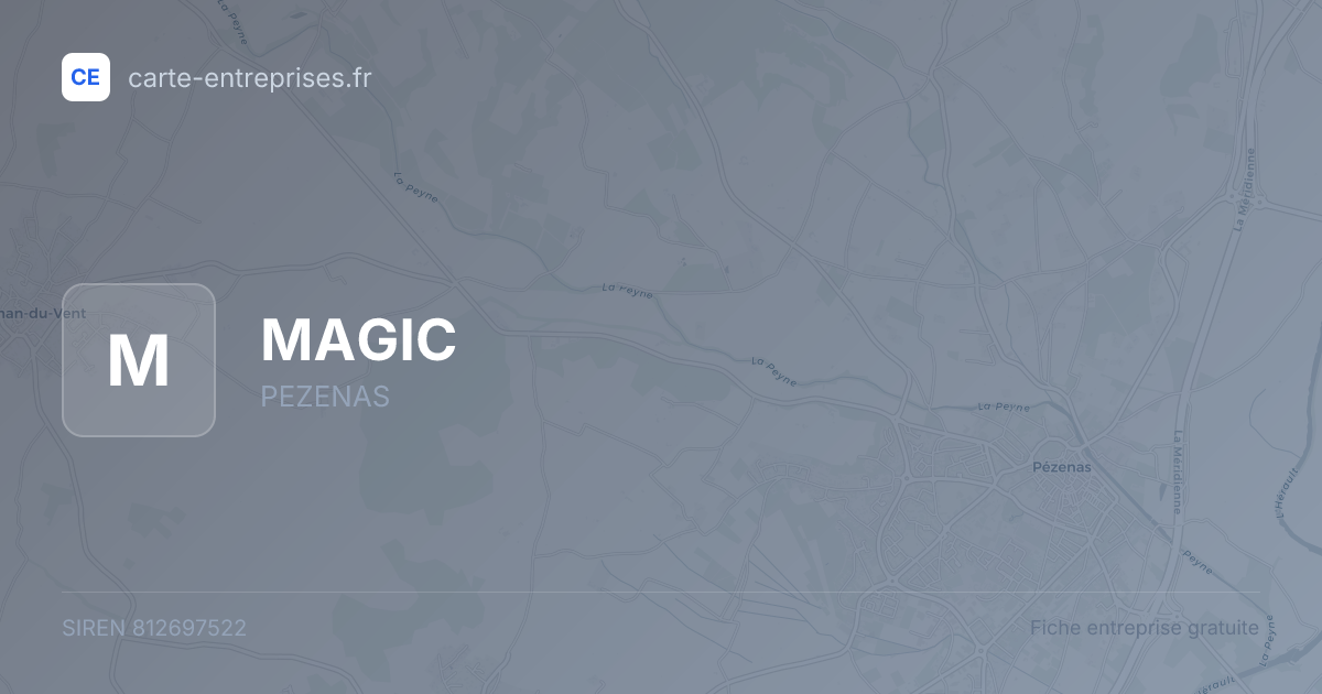 MAGIC — 812697522 — fiche entreprise