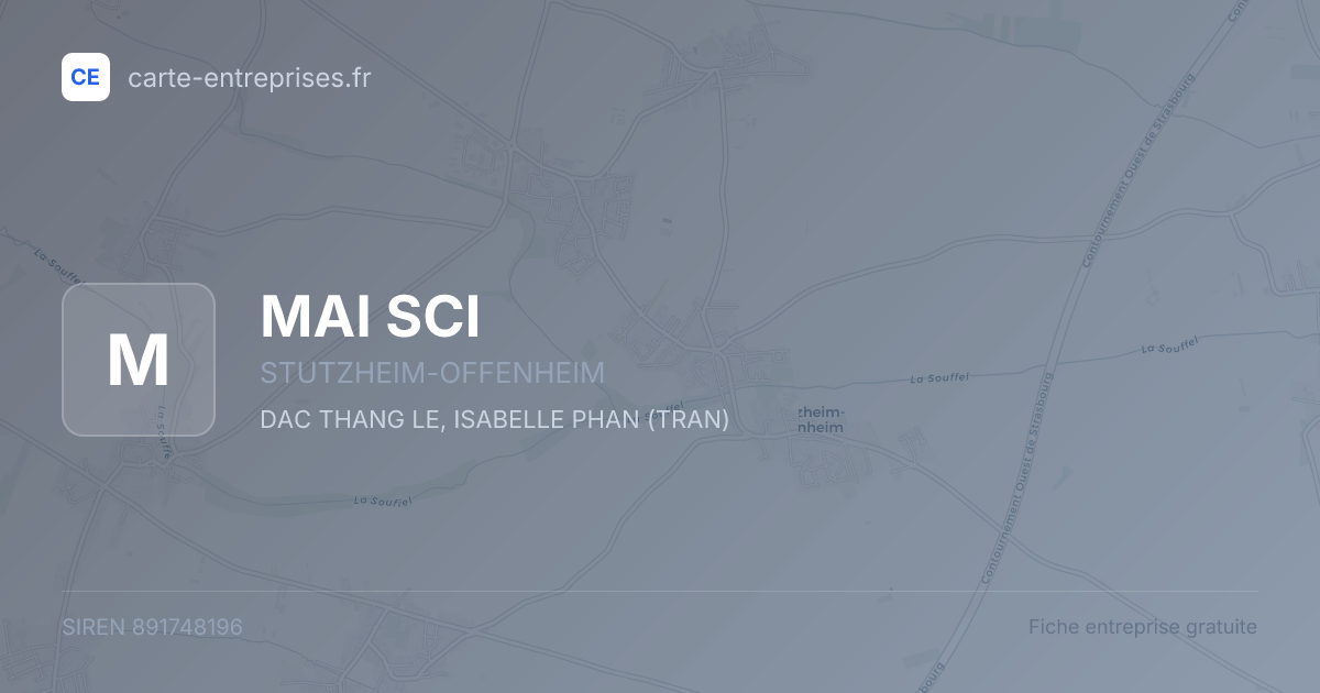 MAI SCI — 891748196 — fiche entreprise