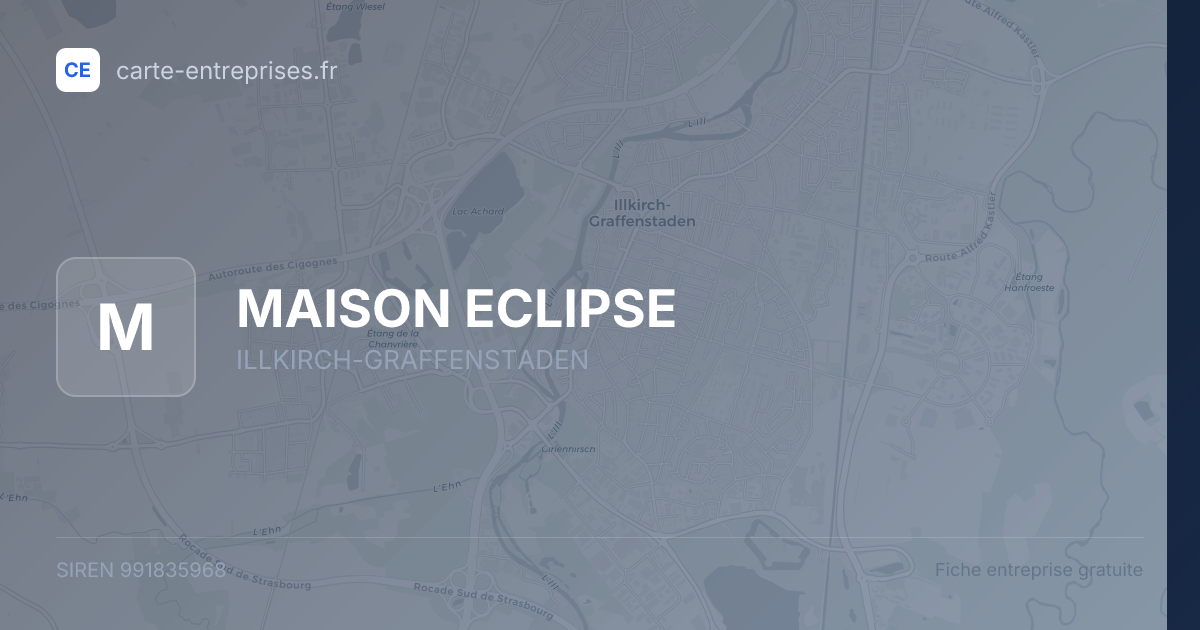MAISON ECLIPSE — 991835968 — fiche entreprise