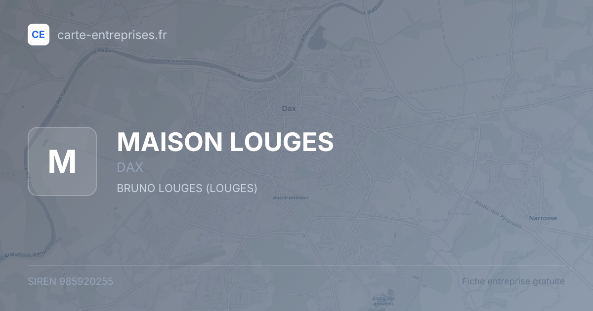 MAISON LOUGES — 985920255 — fiche entreprise