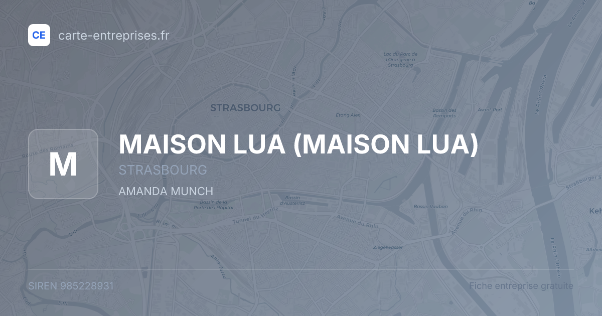 MAISON LUA — 985228931 — fiche entreprise