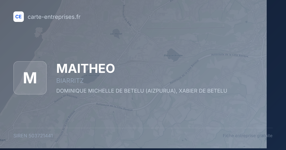 MAITHEO — 503721441 — fiche entreprise
