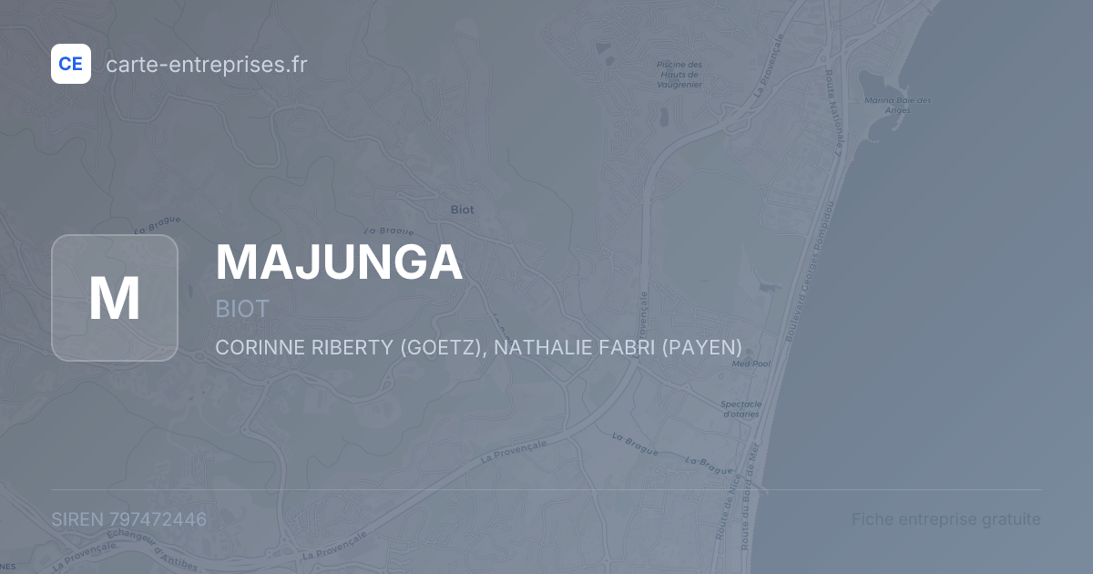 MAJUNGA — 797472446 — fiche entreprise