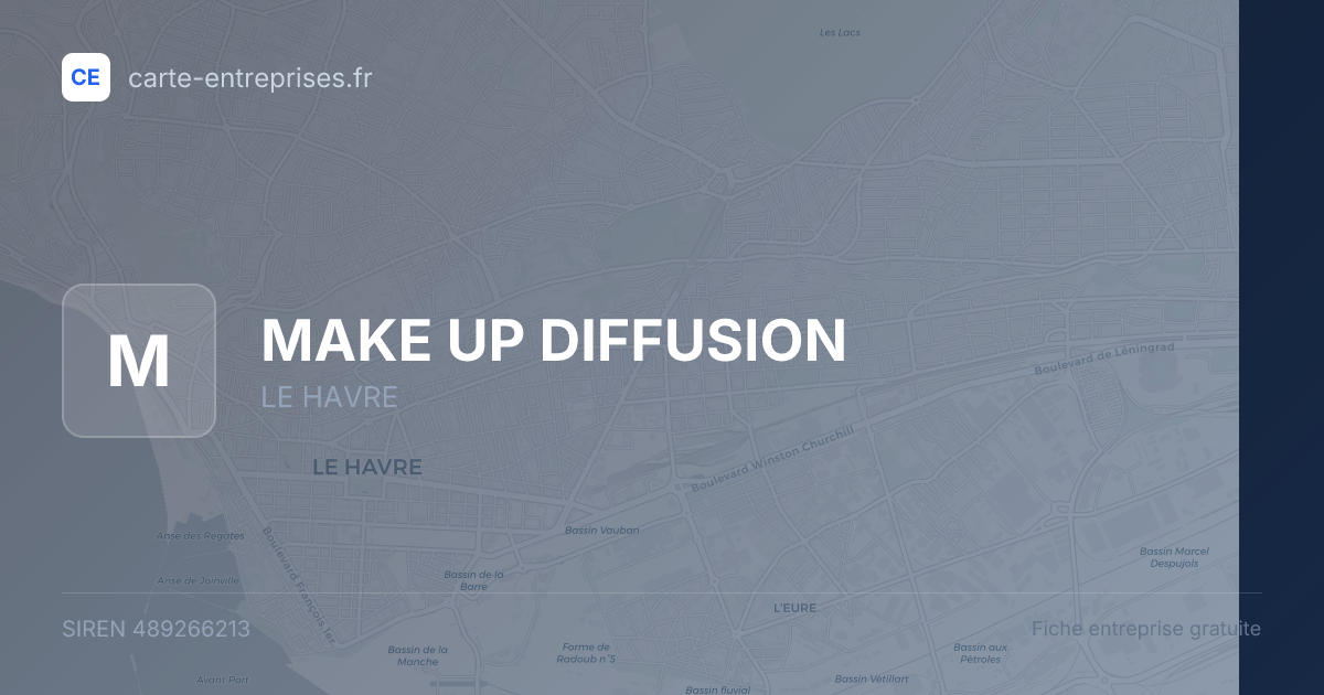MAKE UP DIFFUSION — 489266213 — fiche entreprise