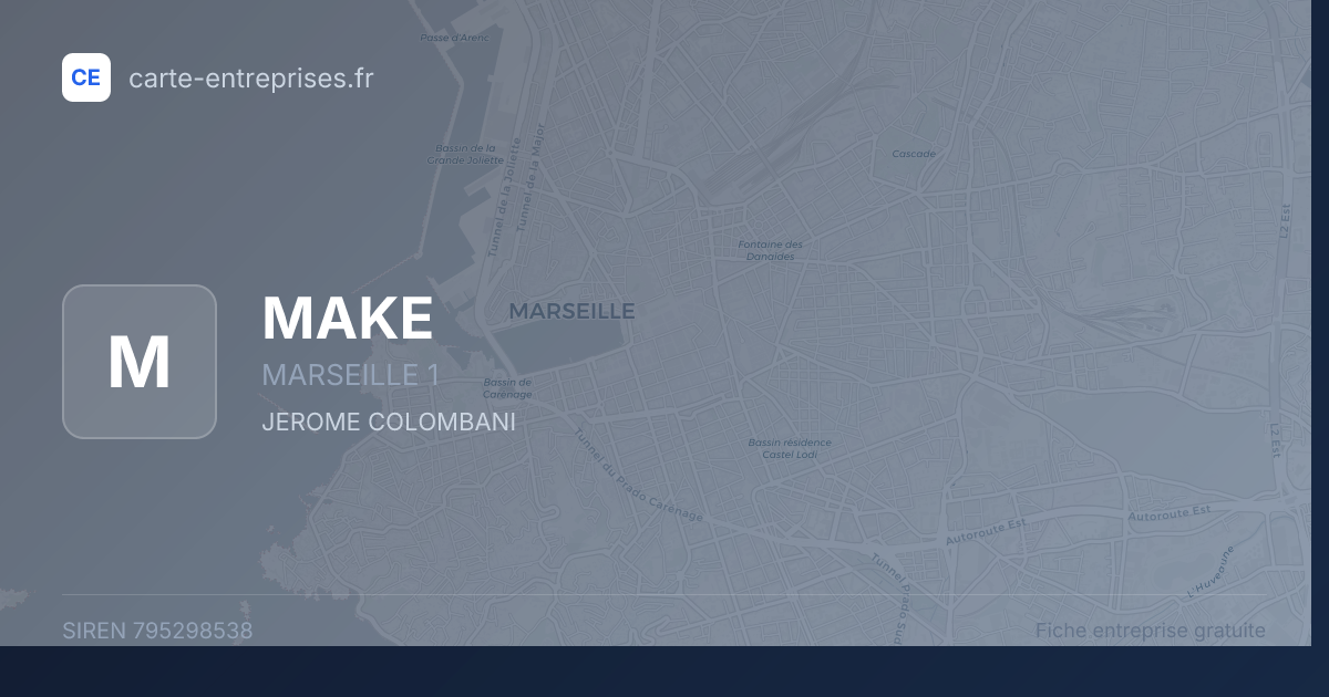 MAKE — 795298538 — fiche entreprise