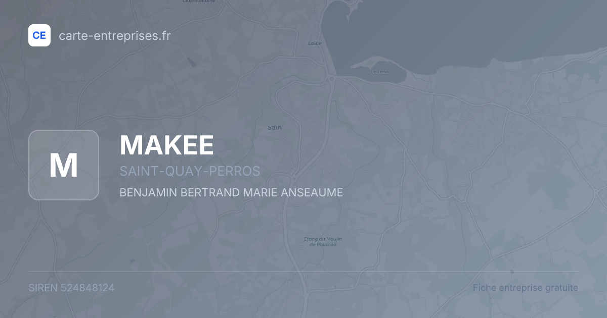 MAKEE — 524848124 — fiche entreprise