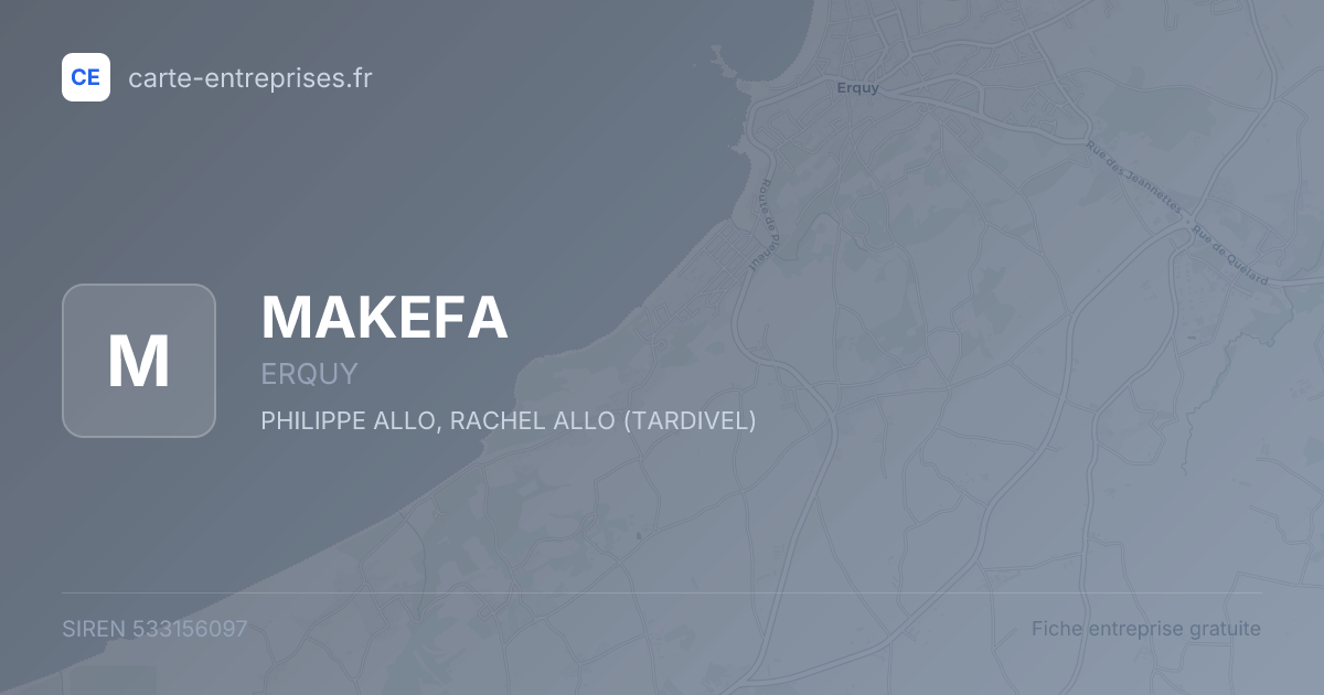 MAKEFA — 533156097 — fiche entreprise