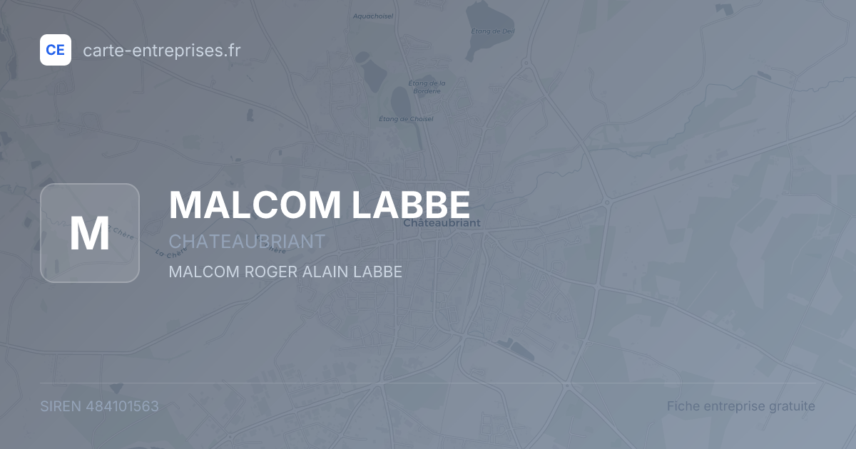 MALCOM LABBE — 484101563 — fiche entreprise
