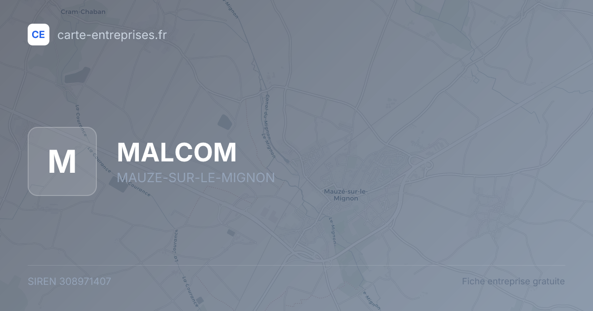 MALCOM — 308971407 — fiche entreprise
