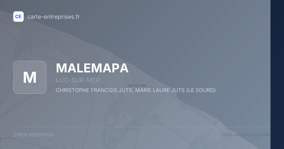 MALEMAPA — 888519709 — fiche entreprise