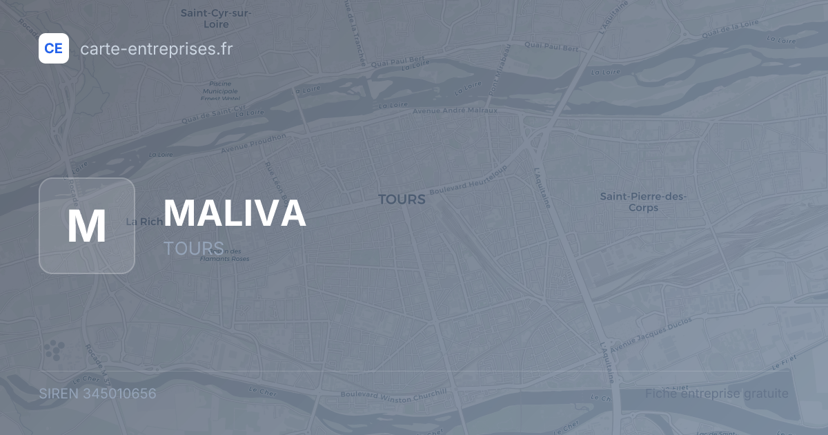 MALIVA — 345010656 — fiche entreprise