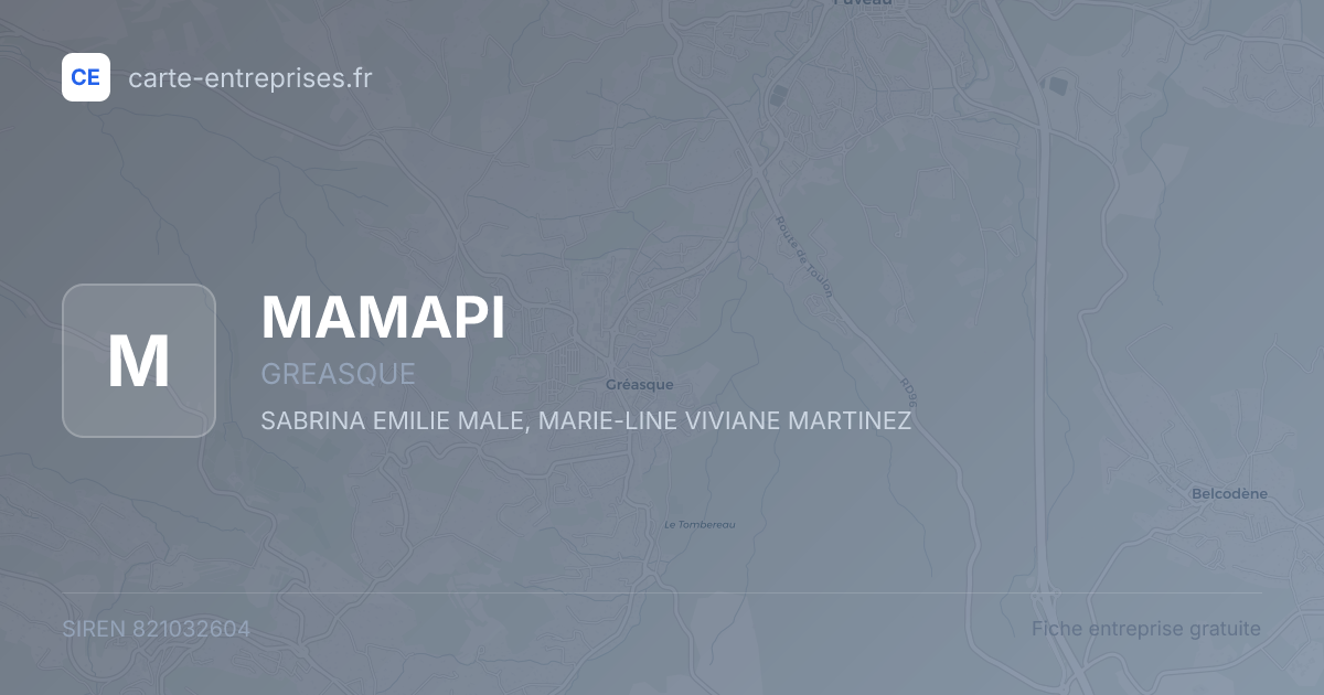 MAMAPI — 821032604 — fiche entreprise